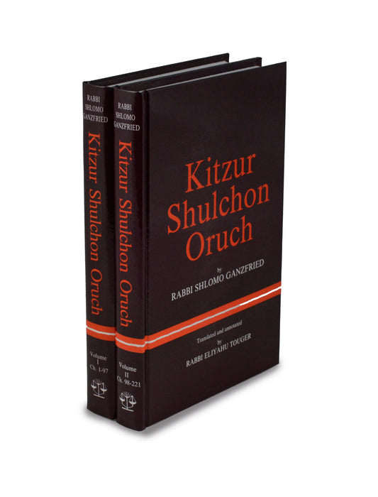 Kitzur Shulchan Oruch English Only - 2 Volume Set