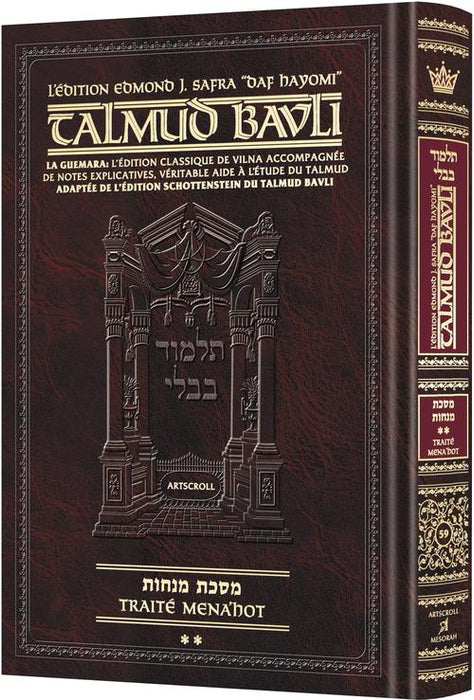 Edmond J. Safra - French Ed Talmud - Menachos