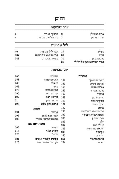 Machzor Shiras Naomi Shavuos Hebrew-Only Ashkenaz with Hebrew Instructions following the Customs of Eretz Yisrael