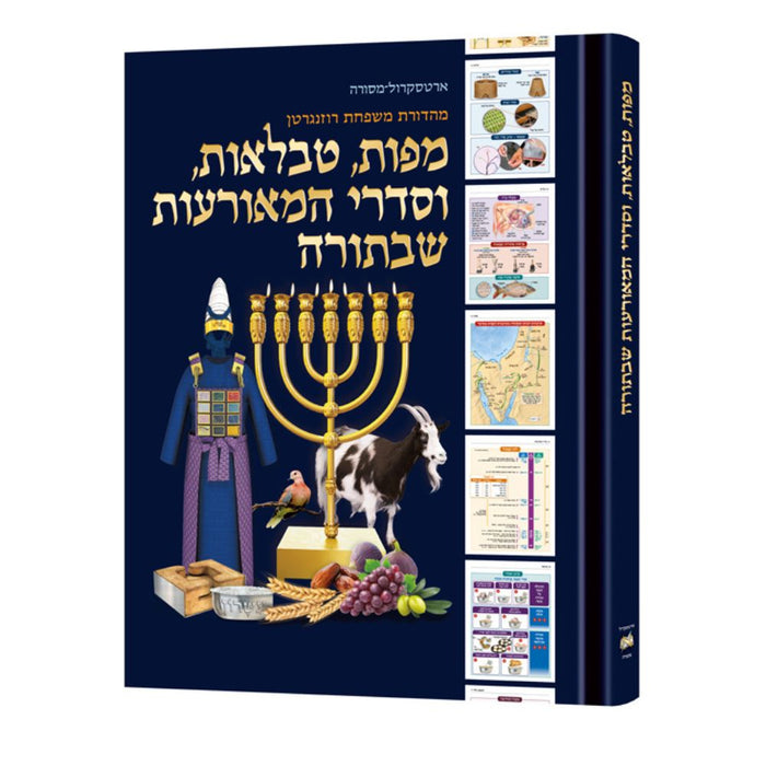 The Book of Torah Timelines, Charts and Maps - HEBREW Edition (Hebrew Edition Paperback)