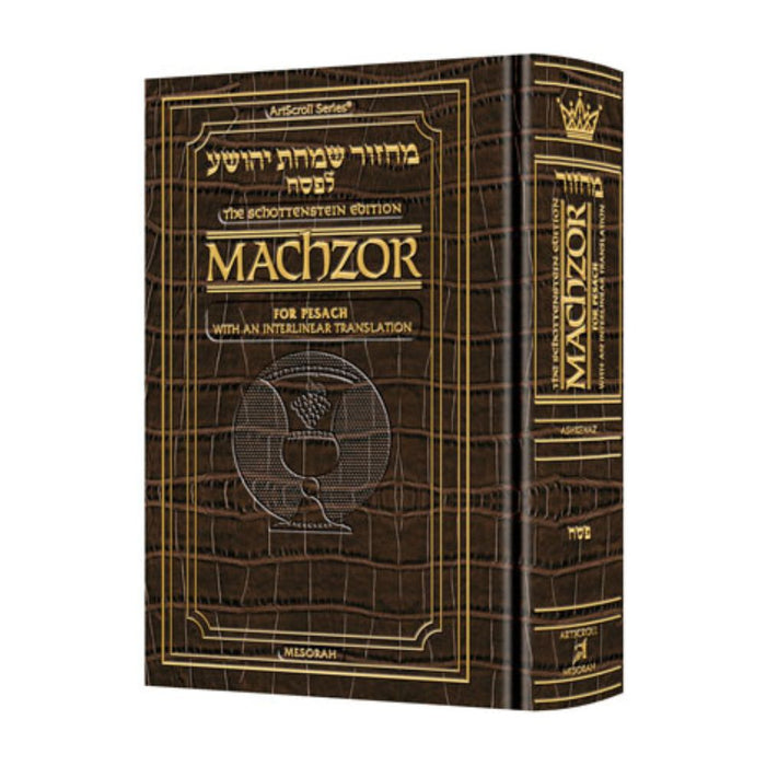 Schottenstein Interlinear Pesach Machzor Full Size Ashkenaz