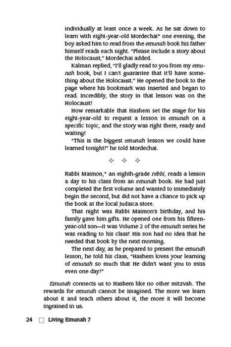 Living Emunah Volume 7 Pocket Paperback (Pocket Size Paperback)