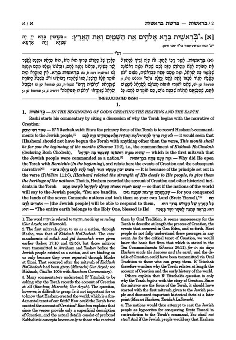 Schottenstein Edition The Elucidated Rashi on Chumash
