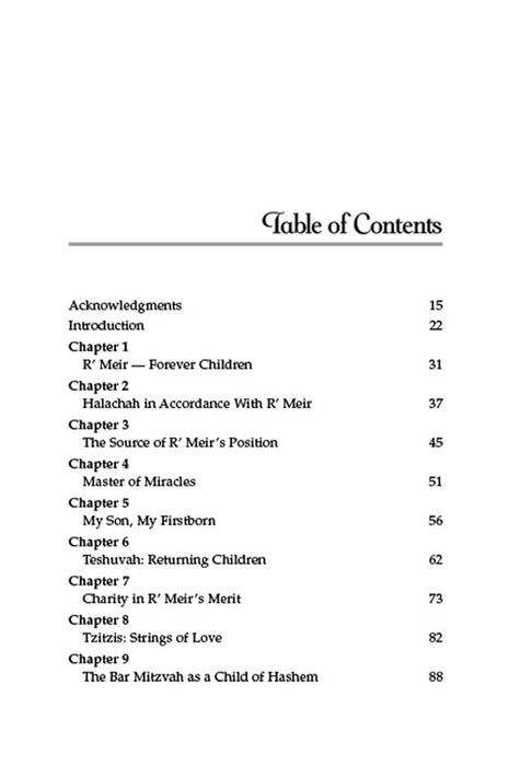 Rebbi Meir Baal Haness and the Eternal Children of Hashem - Pocket Size
