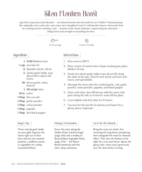 Pesach Secrets from Batya's Kitchen