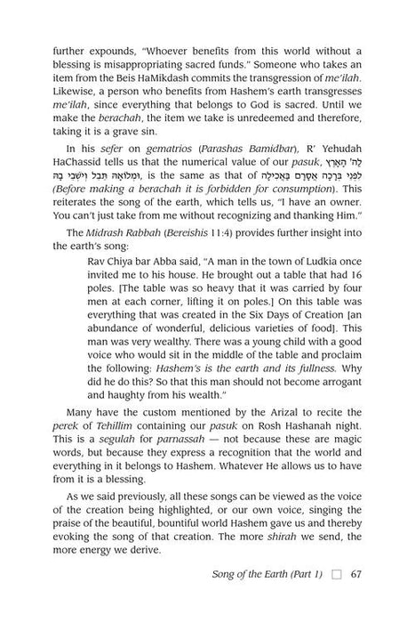 A Daily Dose of Perek Shirah - Deluxe Edition Lucite Cover