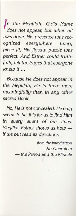 Esther: The Megillah - Personal Size