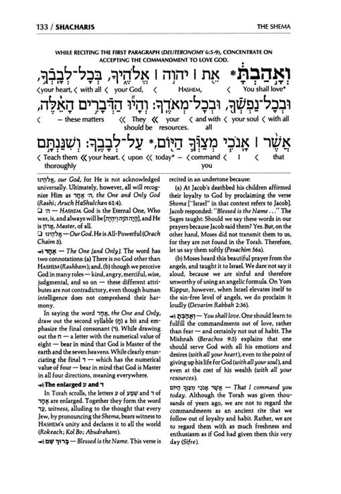 Signature Leather Schottenstein Edition Siddur Interlinear Weekday Full Size - Sefard - Midnight Blue