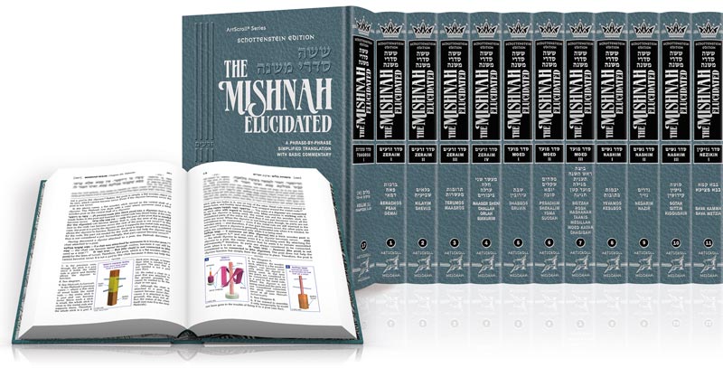 Full Size - Schottenstein Edition English Mishnah Elucidated (Mishnayos) - Complete 23 Volume Set