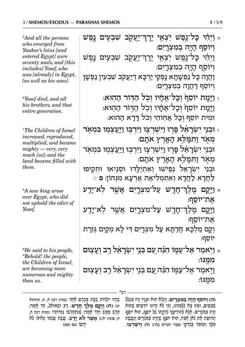 Sh'nayim Mikra V'Echad Targum - Shemos