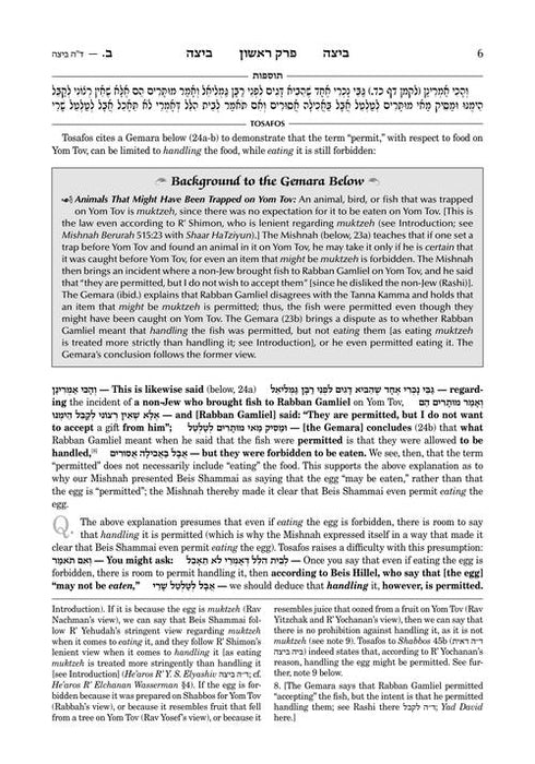 Tosafos: Tractate Beitzah Volume 1: Folios 2a-18b