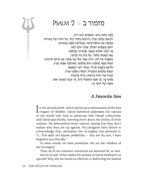 The Touch of Tehillim - Standard Size