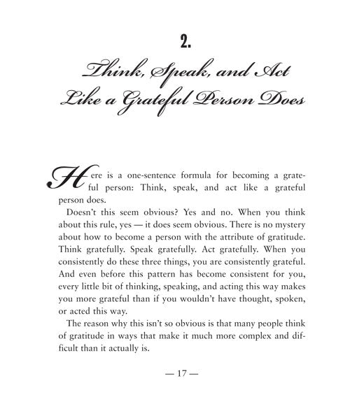 Thank You - Gratitude: Formulas, stories and insights