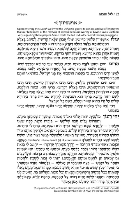 ArtScroll Machzor Hebrew Only - Ashkenaz with English Instructions - 5 volume Full Set - Full Size