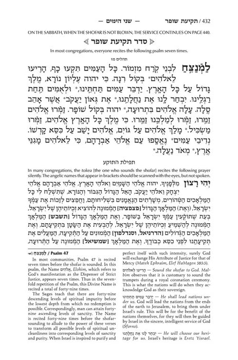 ArtScroll Machzor Rosh Hashanah & Yom Kippur-Hebrew English - 2 Volume Set -Sefard