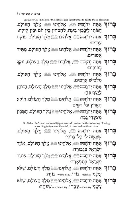 Siddur Tefillah LeDavid: Hebrew-Only: Mid Size – Sephardic/Edot HaMizrach - with English Instructions [Mid Size Edition]