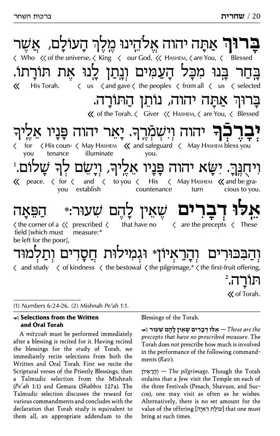 Siddur Interlinear Weekday Pocket Size Sefard Hardcover Schottenstein Edition
