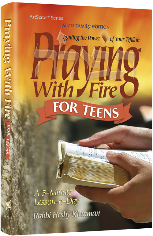 Praying With Fire Teens - Pocket Size Hard Cover - Igniting the Power of Your Tefillah - A 5-Minute Lesson-A-Day