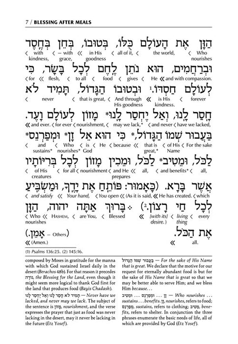 Schottenstein Ed Interlinear Birchon - White Stamped Cover (Softcover)
